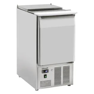 Saladette à poser 1 porte CASSELIN GN 1/1 - acier inoxydable - froid statique - référence CSAP1P_0