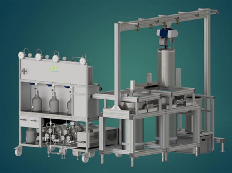 Sfe prod 2x100l 400 bar - extracteur de laboratoire - sfe process - co2 débit 500 kg/h_0