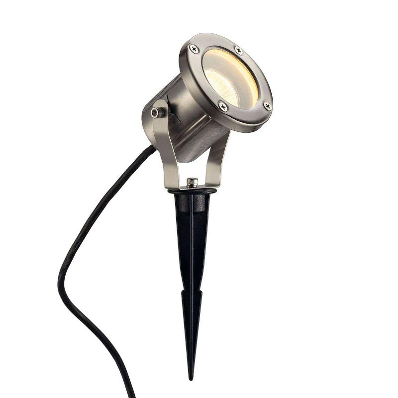 SLV NAUTILUS 10 SPOT SUR PIQUET, ROND, ACIER INOX