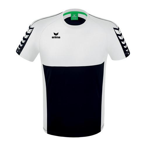 T-SHIRT ENFANT - ERIMA - SIX WINGS NOIR/BLANC