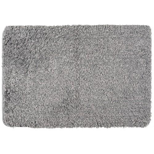 TAPIS DE BAIN MÉLANGE GRIS CLAIR, 60 X 90 CM, MICROFIBRE WENKO