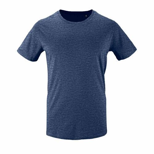 TEE-SHIRT PERSONNALISABLE HOMME EN COTON ORGANIQUE BIO DENIM CHINE