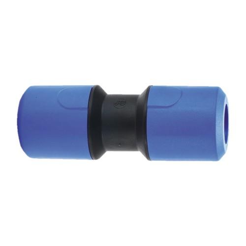 UNION DOUBLE ÉGALE PE POUR TUBE PE Ø 20 MM - SPEEDFIT BLUE JOHN GUEST