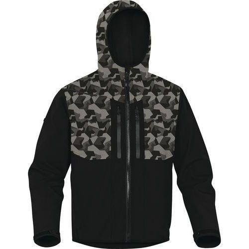 VESTE SOFTSHELL 3 COUCHES NOIR-CAMOUFLAGE M - DELTAPLUS