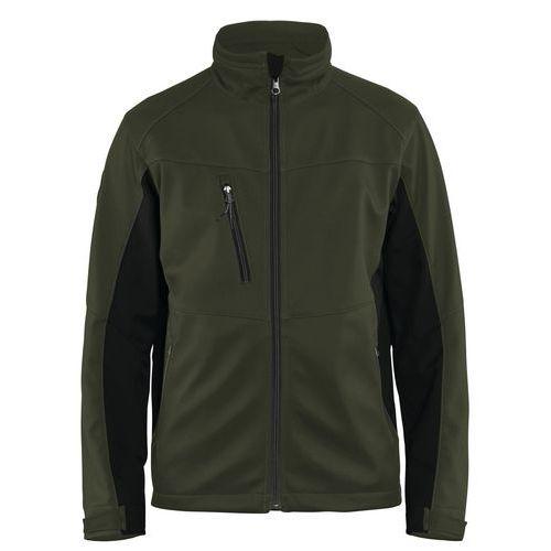 VESTE SOFTSHELL VERT OLIVE/NOIR TAILLE XL - BLAKLADER