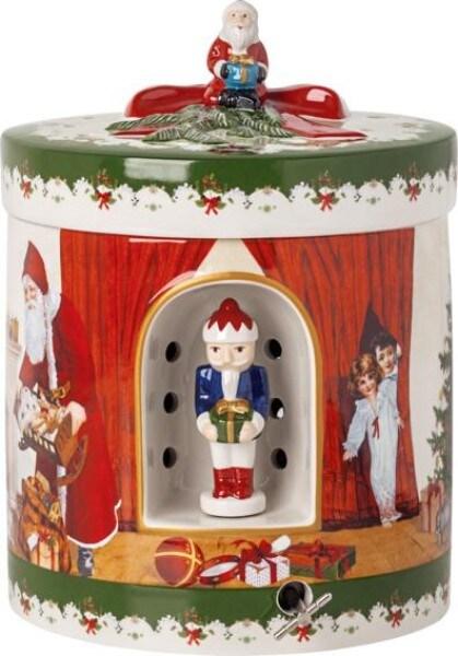 VILLEROY & BOCH christmas toys*boite ronde pere noel cadeaux*n - porcelaine 1483276692_0