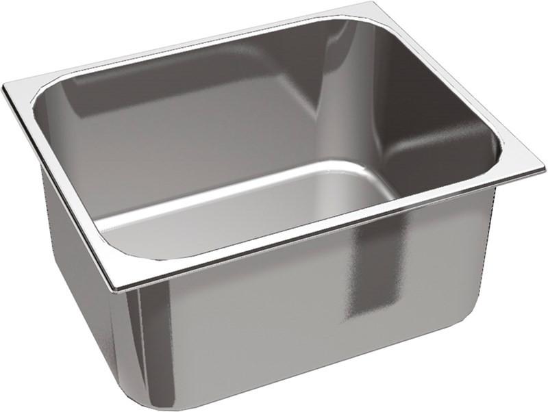 Bac inox pour saladettes - Profondeur 150 mm - Dimensions Gastronormes GN 1/1 à GN 2/3 - BLC0571_0