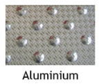 Dalles en aluminium larmé - Aluminium 5754 - Épaisseur 2 mm - Usage intérieur et extérieur_0