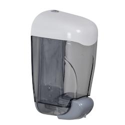 Rossignol - Distributeur de savon manuel 1,5L OLEANE - Blanc en plastique avec réservoir amovible et système anti-goutte 52548_0
