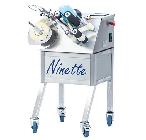 Étiqueteuse semi automatique, capacité : 800 bouteilles/heure ou 15 produits/minute - Ninette 1- CDA_0