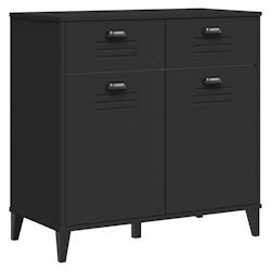 Helloshop26 - Buffet bahut commode armoire meuble de rangement organisateur cuisine salle de séjour salon 80 x 40 x 80 cm bois 02_0036632 - 300021296_0
