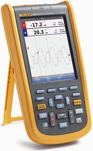 Oscilloscope portatif, écran couleur, 2 voies, 40mhz, 750vrms, fluke connect - FLU124B_0