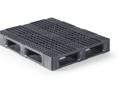 Palette  plastique avec 6 semelles -  1000 X 1200 - CUQPB1210HR6RR_0