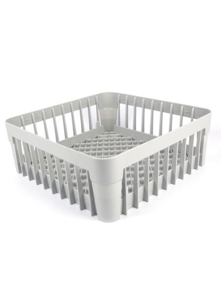 Panier lave-verre 40x40 cm - Fond plat - Plastique universel - Référence : 2307219_0