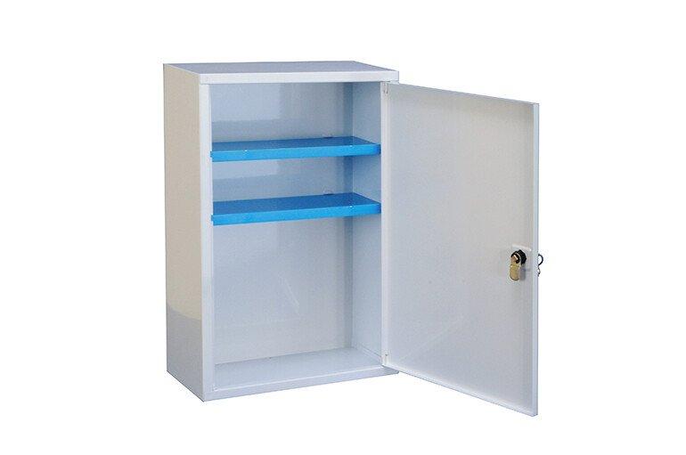 Petite armoire à pharmacie blanche vide_0