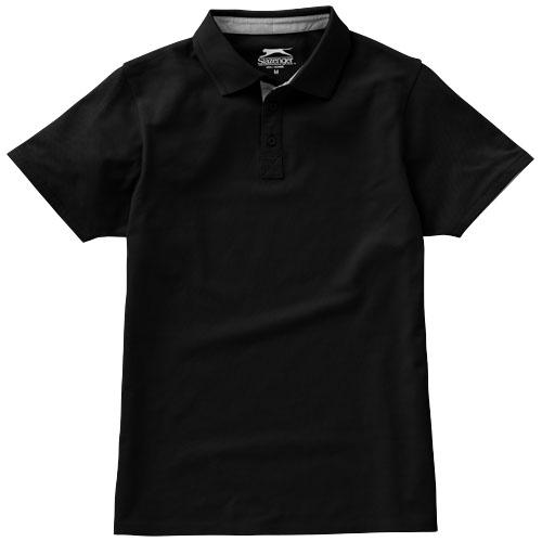 Polo manches courtes Hacker - Maille piquée 100% coton - 220 g/m² - Col côte en tricot plat_0