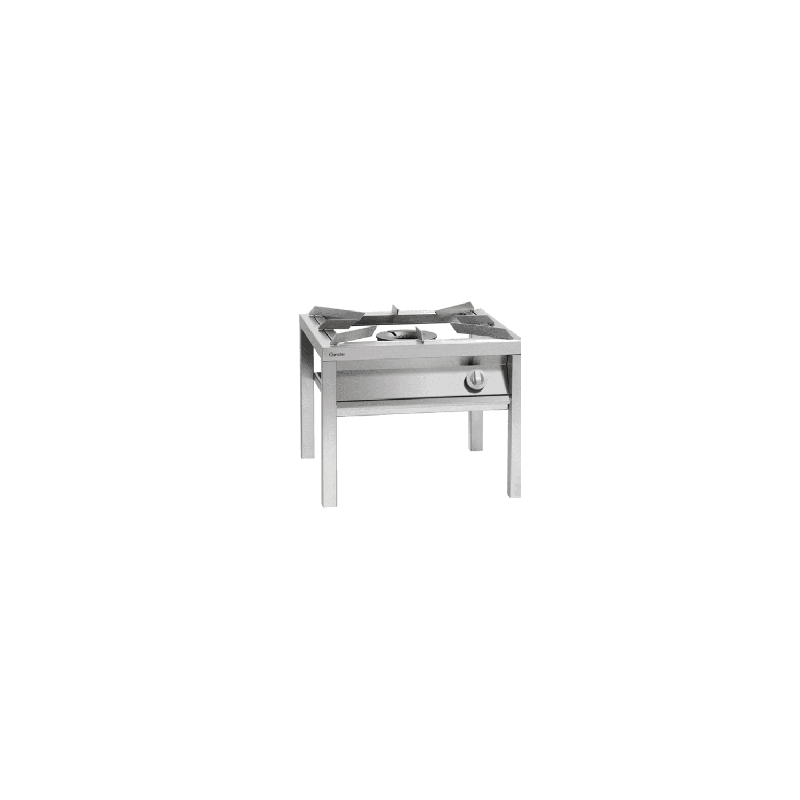 Réchaud inox Paella à gaz sur pieds 1 brûleur, 20 000 W, GAZ_0