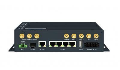 Routeur 5G industriel ICR-4453 - 5 ports Ethernet, Série, CAN, 2 SIM, eSIM et extensions SFP - Advantech_0
