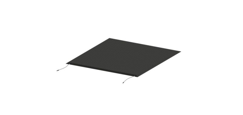 Tapis sensible de sécurité sentir mat 14-1t4.0-np - aso gmbh - 1000 mm x 1000 mm_0