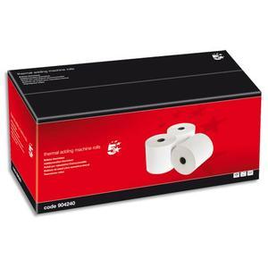 Bobine carte bancaire 57x60x12mm, longueur 40 mètres, papier thermique 55g 1 pli sans bpa_0