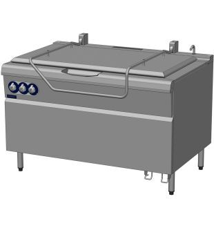 Adv. 900 - sauteuse professionnelle - Bonnet - 80 dm²/150 L - basculement électrique - construction inox_0