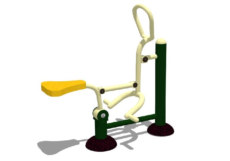 Appareil de fitness extérieur Poney - PN-SU01 - Acier galvanisé, robuste et durable_0