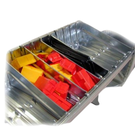Bac modulaire métallique rayonnage léger RACK galvanisé - acier de première qualité - certification TUV_0