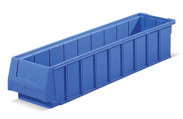 Bac tiroir plastique Multibox - L.120 x P.500 mm - Cloisonnable en polypropylène bleu_0