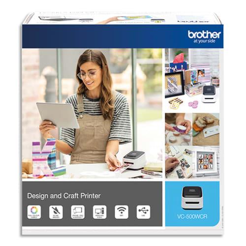 Brother imprimante d'étiquettes couleur VC-500WCR - sublimation thermique - packaging loisir créatif_0