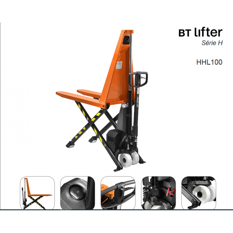 Bt lifter hhl100 force - toyota - transpalette haute levée électrique_1