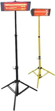 Chauffage radiant à infrarouge mobile portable CQP 15 - 1,5 kW - interrupteur marche/arrêt - trépied réglable_0