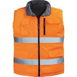Coverguard - Gilet de travail sans manches réversible HV orange HI-WAY classe 2 Orange Taille M - M orange 3435241700346_0