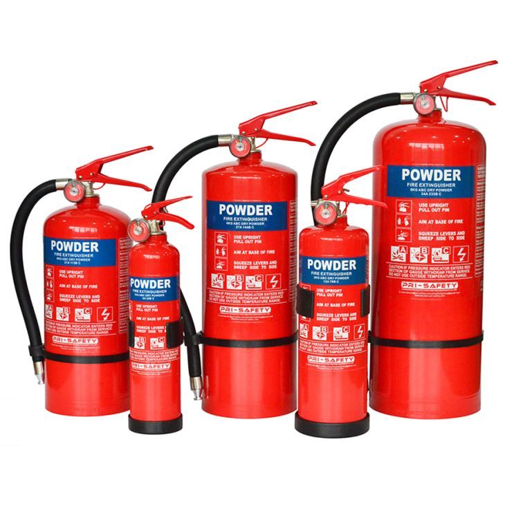 Cpd10a - extincteurs portatifs à poudre sèche Pri-Safety - capacité 10 kg - conformes aux nouvelles normes chiliennes_0