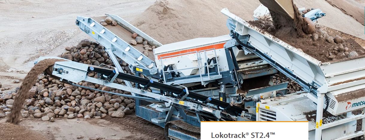 Cribleur mobile Metso Lokotrack ST2.4 - Scalpeur primaire à 2 étages_0