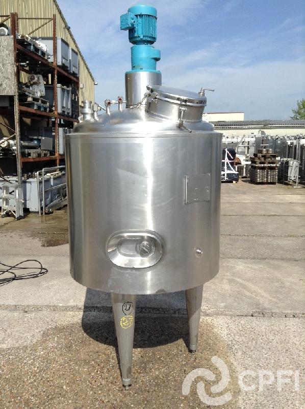 Cuve Goavec 600L - CUV027 - Agitation centrale et tri-pâle_0