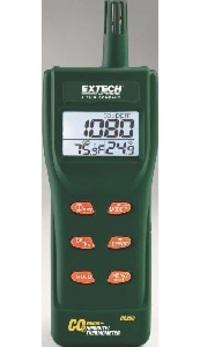 Détecteur-mesureur de dioxyde de carbone CO250 EXTECH - avec capteur infrarouge, triple afficheur LCD et interface RS-232_0