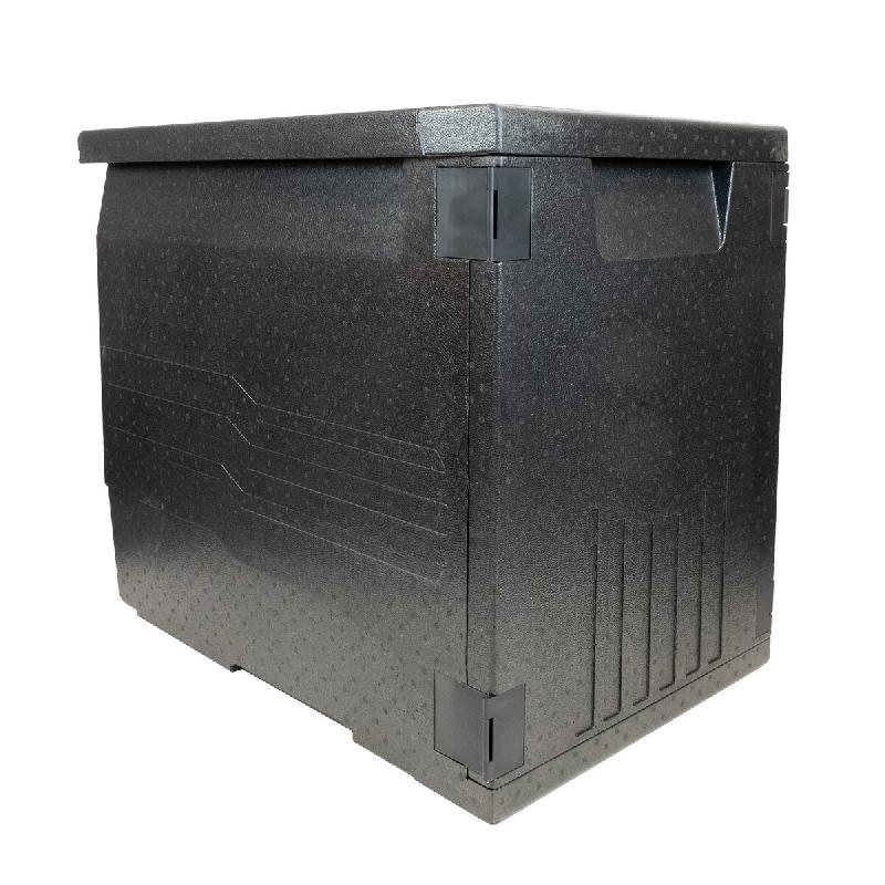 GILAC Conteneur isotherme 600 x 400 mm - 126 L - chargement frontal - Noir G012641 - noir 3573678699816_0