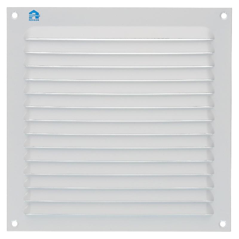 Grille à persienne 436 200x200mm époxy blanc nr ral 9010 - RENSON - 42002006 - 588903_0