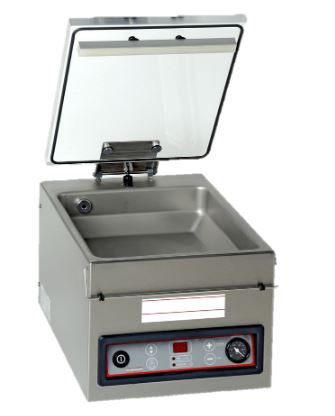 Machine de table pour sacs sous vide - SVJ280 - Inox - Pompe 4 m³/h - Dimensions 45x33x29,5 cm_0