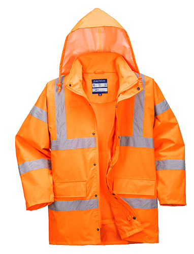 Parka haute-visibilité respirante interactive orange rt63, s_0