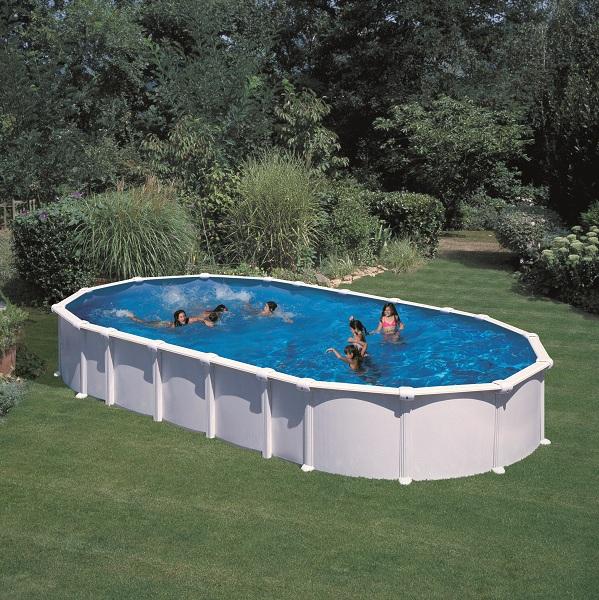 Piscine ovale acier 10,20m x 5,75m x h: 1,32m - filtration à sable - sans renforts apparents_0