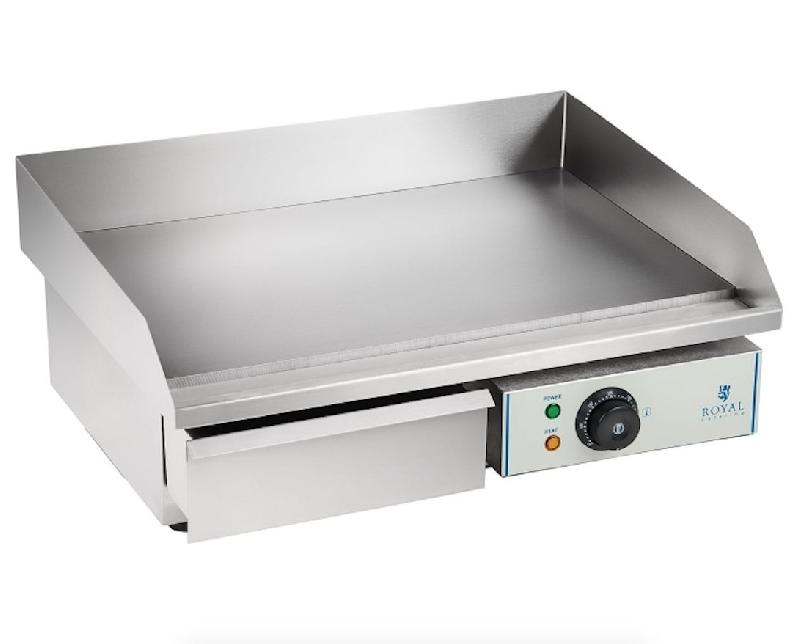 PLANCHA GRILL ÉLECTRIQUE LISSE 55CM 1 X 3.0 KW ACIER INOX PROFESSIONNEL JARDIN BARBECUE 3614033_0