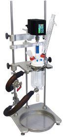 Réacteur de laboratoire en verre 1L - Couvercle PTFE - Châssis inox/aluminium anodisé_0