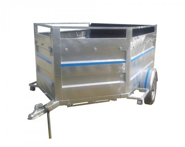 Remorque pour transport d'animaux - 2,50 X 1,50 X 0,99M - 500/750 KG - MAGNUM 500M4_0
