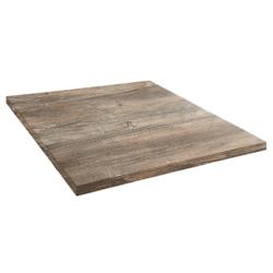 Restootab - Plateau 90x90 decor chene saman - marron Bois manufacturé 3760371516643_0