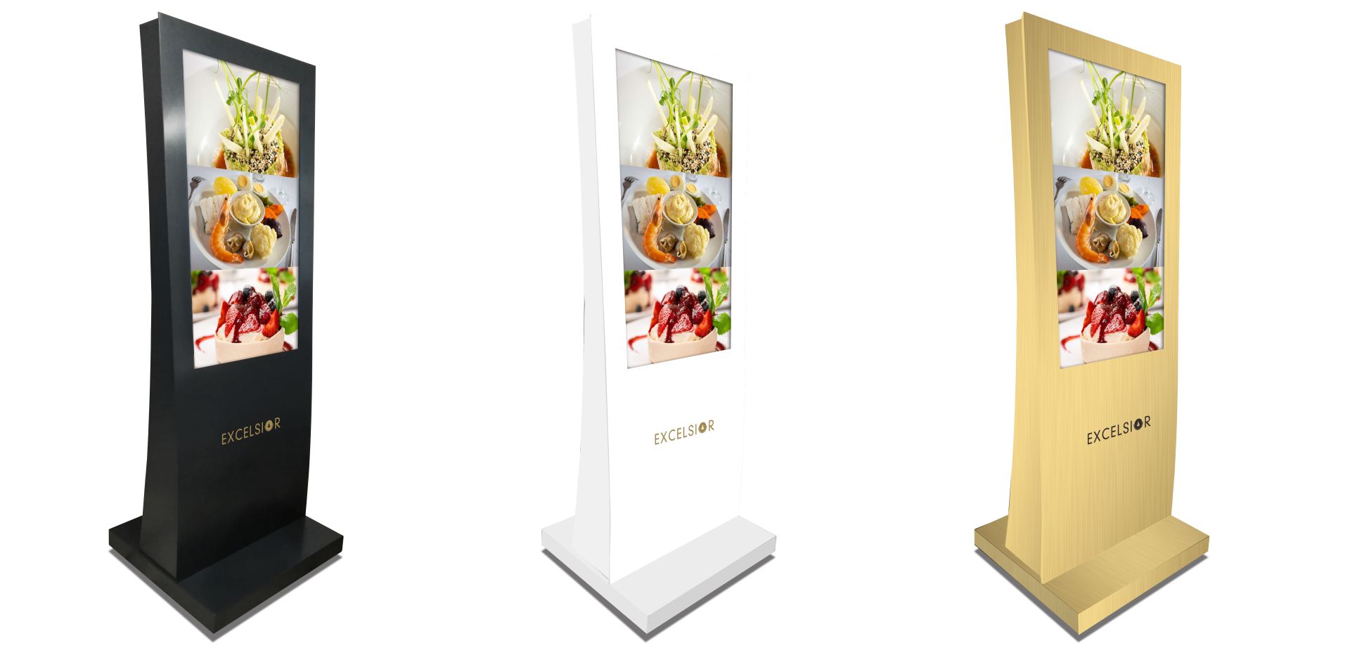 Totem interactif d'extérieur FoodieTotem - design personnalisé - écran 43 pouces_0