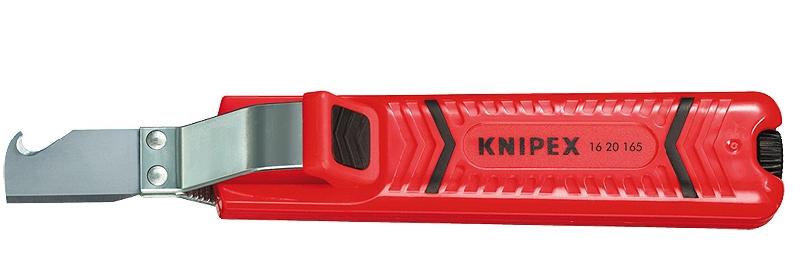 KNIPEX 16 20 165 SB OUTIL À DÉGAINER AVEC BOÎTIER EN PLASTIQUE RÉSISTA_0