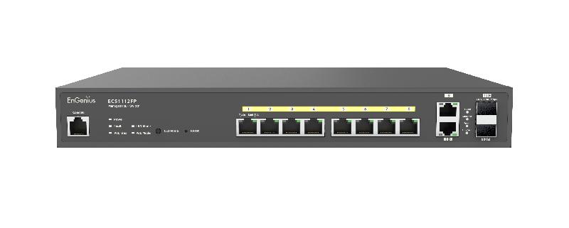 ENGENIUS ECS1112FP COMMUTATEUR RÉSEAU GÉRÉ L2+ GIGABIT ETHERNET (10/10_0