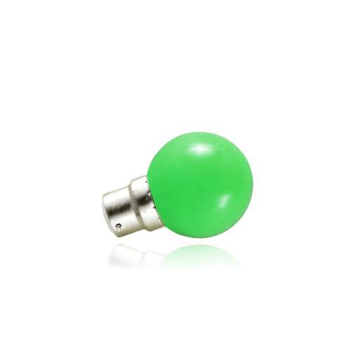 Ampoule led 0.8  watt bulb b22 verte_0