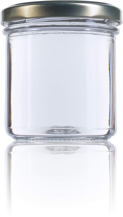 Bocal en verre cylindrique 167 ml - Twist Off TO 66 - Verre blanc, diamètre 66 mm_0